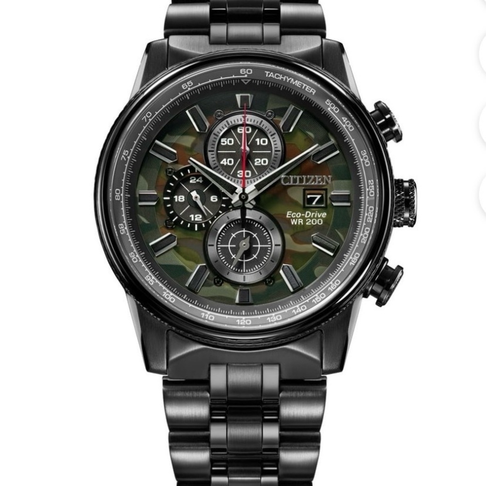 Citizen Nighthawk in camo and gunmetal